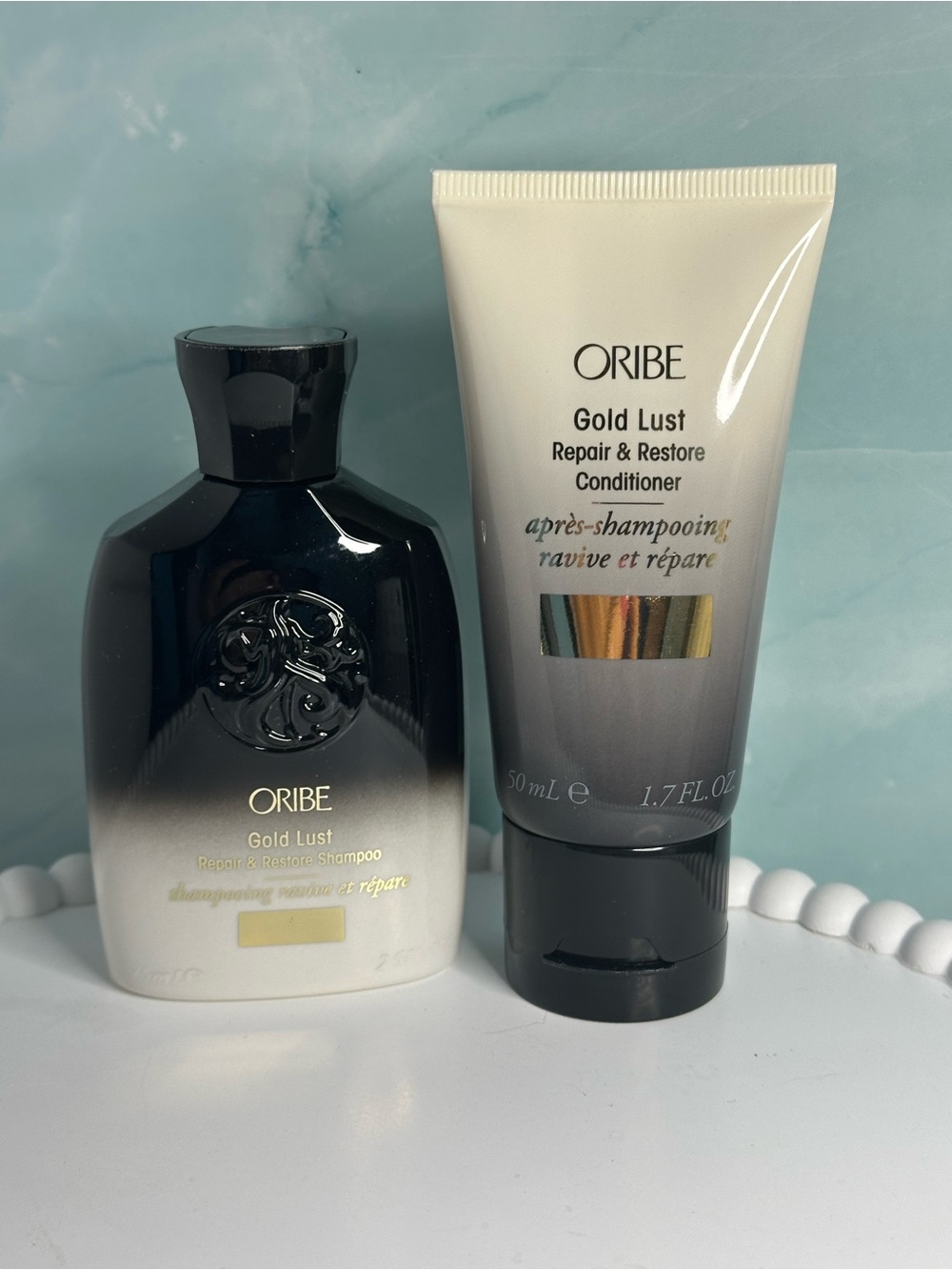ORIBE Gold Lust Shampoo/Conditioner Travel Set -NWOB